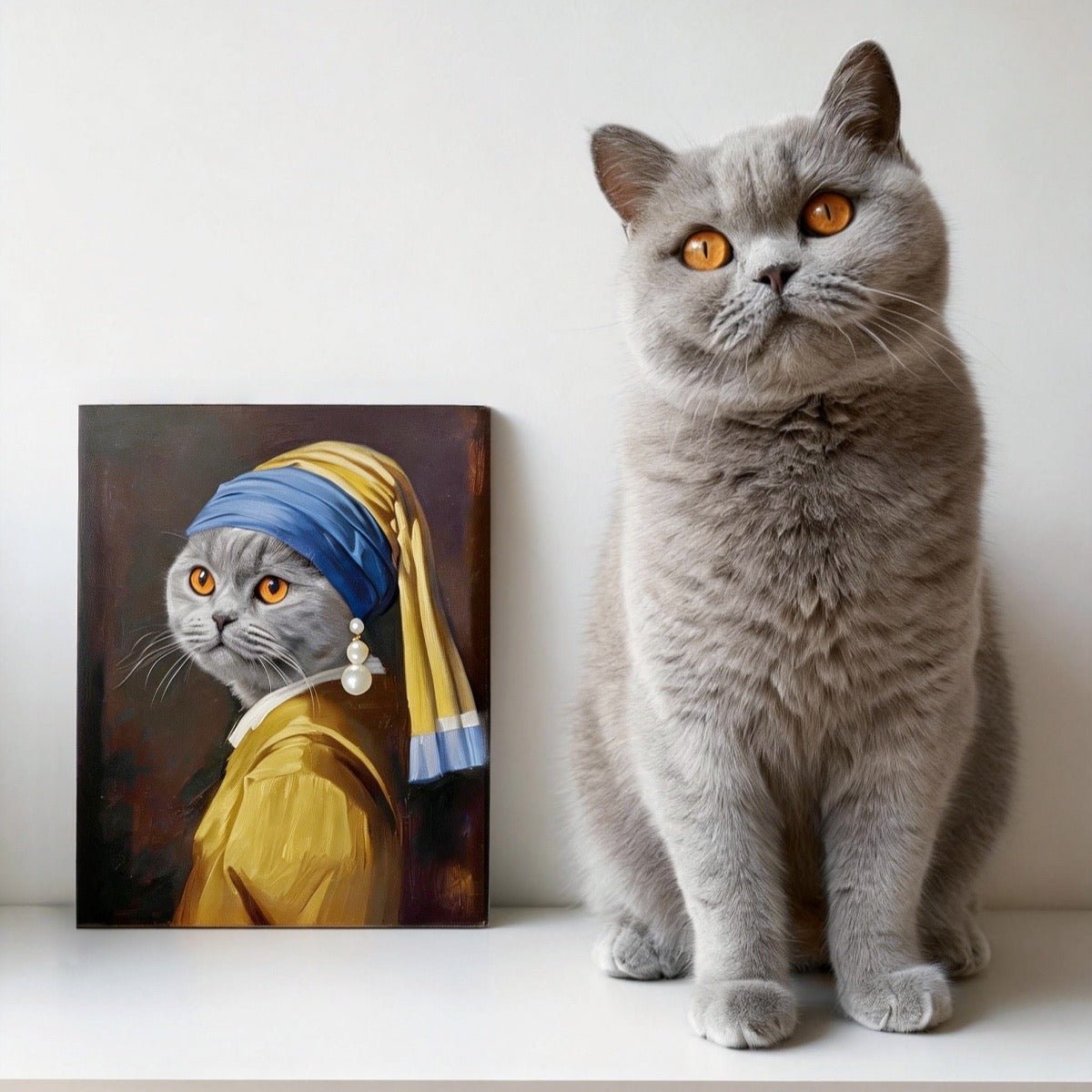 custom baroque pet portrait classic painting style