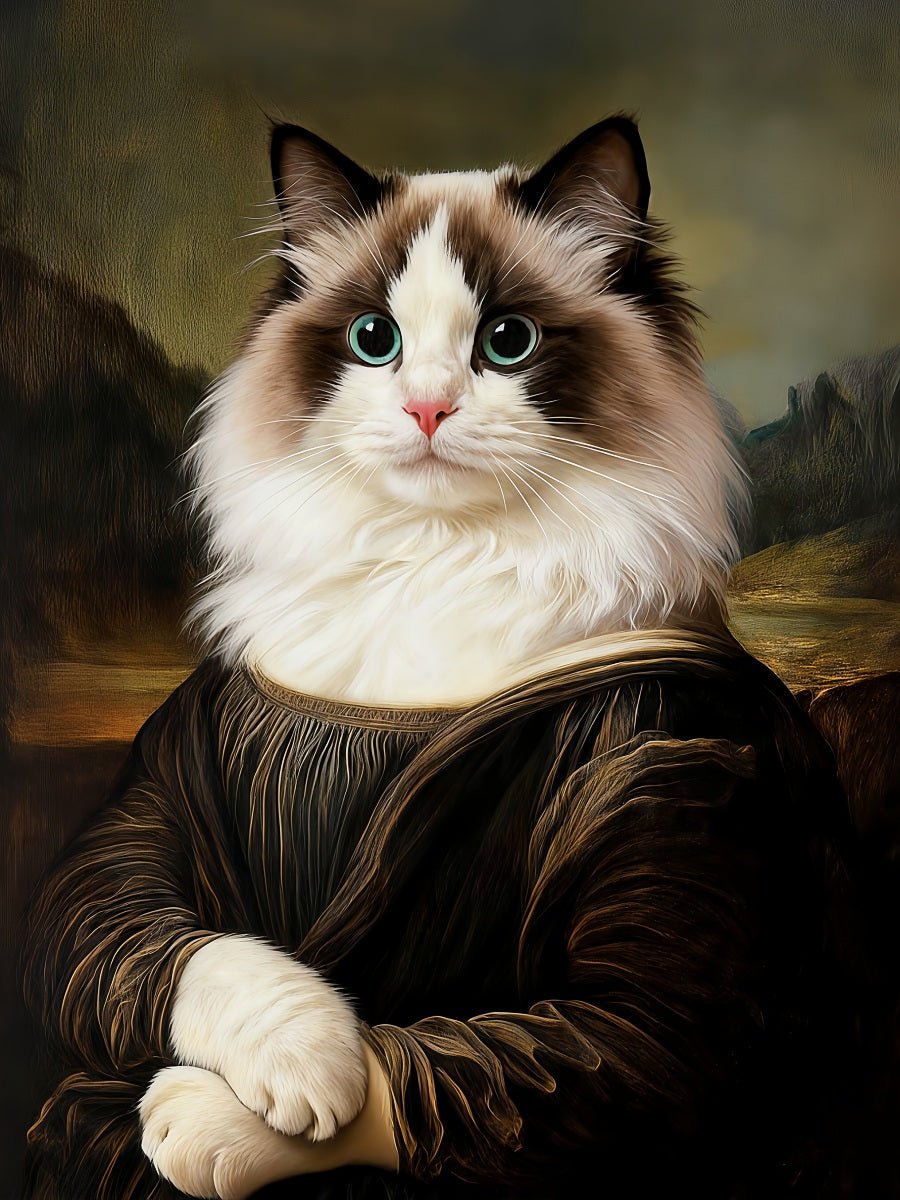Peta Lisa – Mona Lisa Style Pet Portrait - PetLouvre
