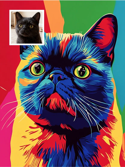 Pop Art - Custom Pet Portrait - PetLouvre