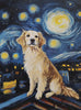 custom dog portrait illustration as dog art