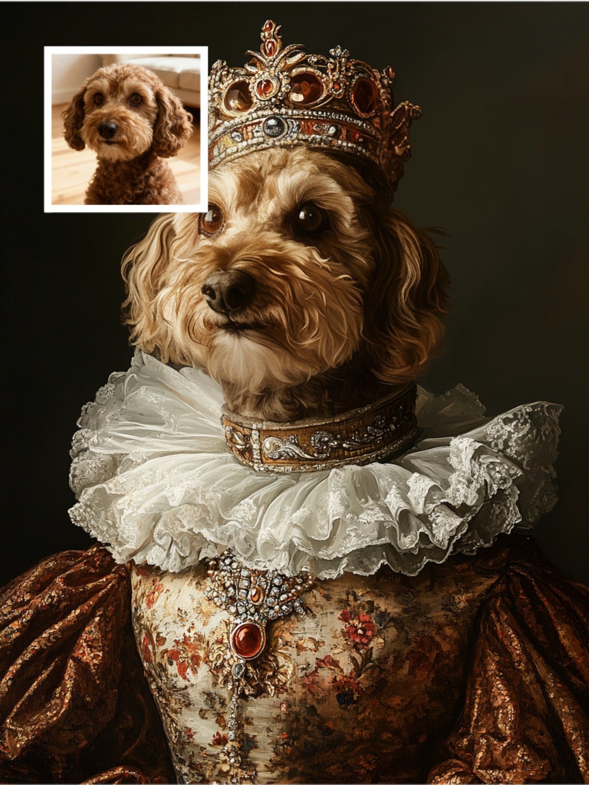 Royal Majesty - Custom Pet Portrait - PetLouvre