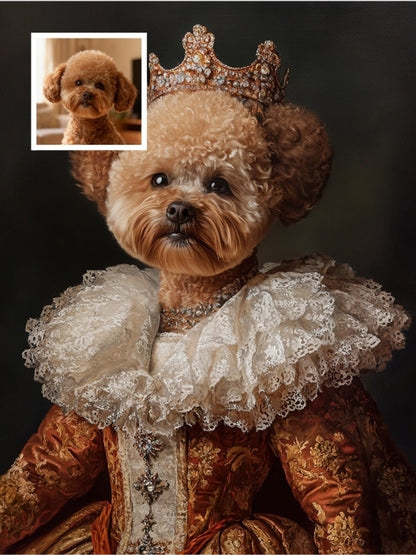 Royal Majesty - Custom Pet Portrait - PetLouvre