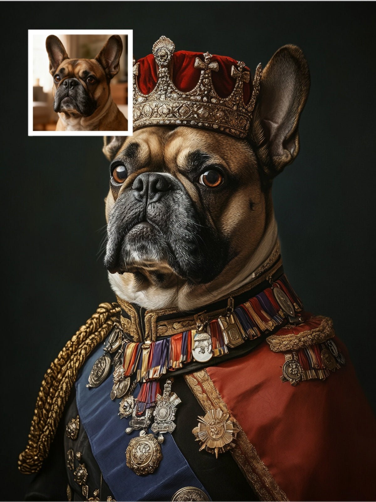 Royal Majesty - Custom Pet Portrait - PetLouvre