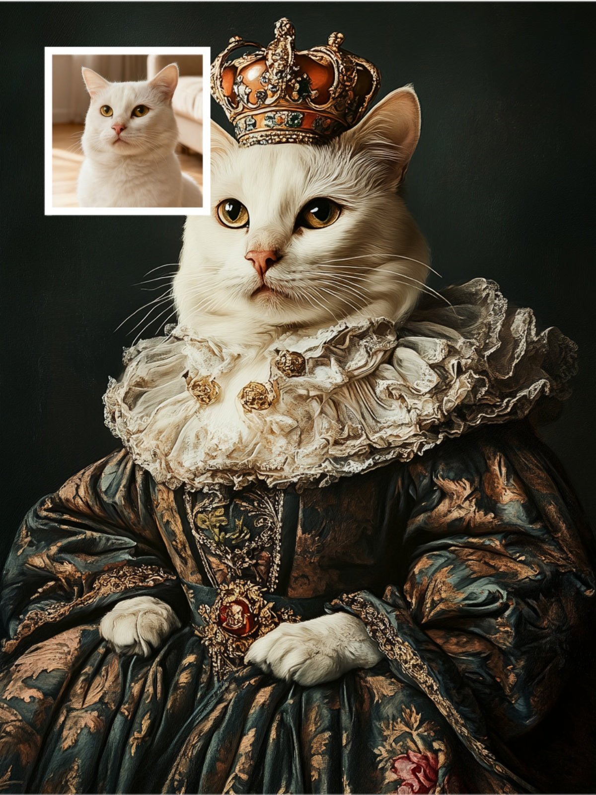 Royal Majesty - Custom Pet Portrait - PetLouvre