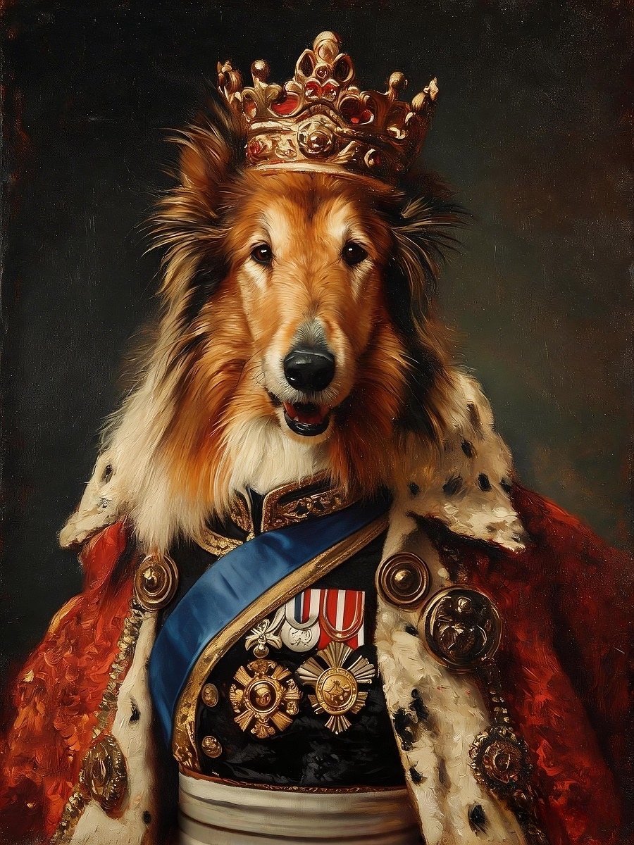 Royal Majesty - King/Queen Pet Portrait - PetLouvre