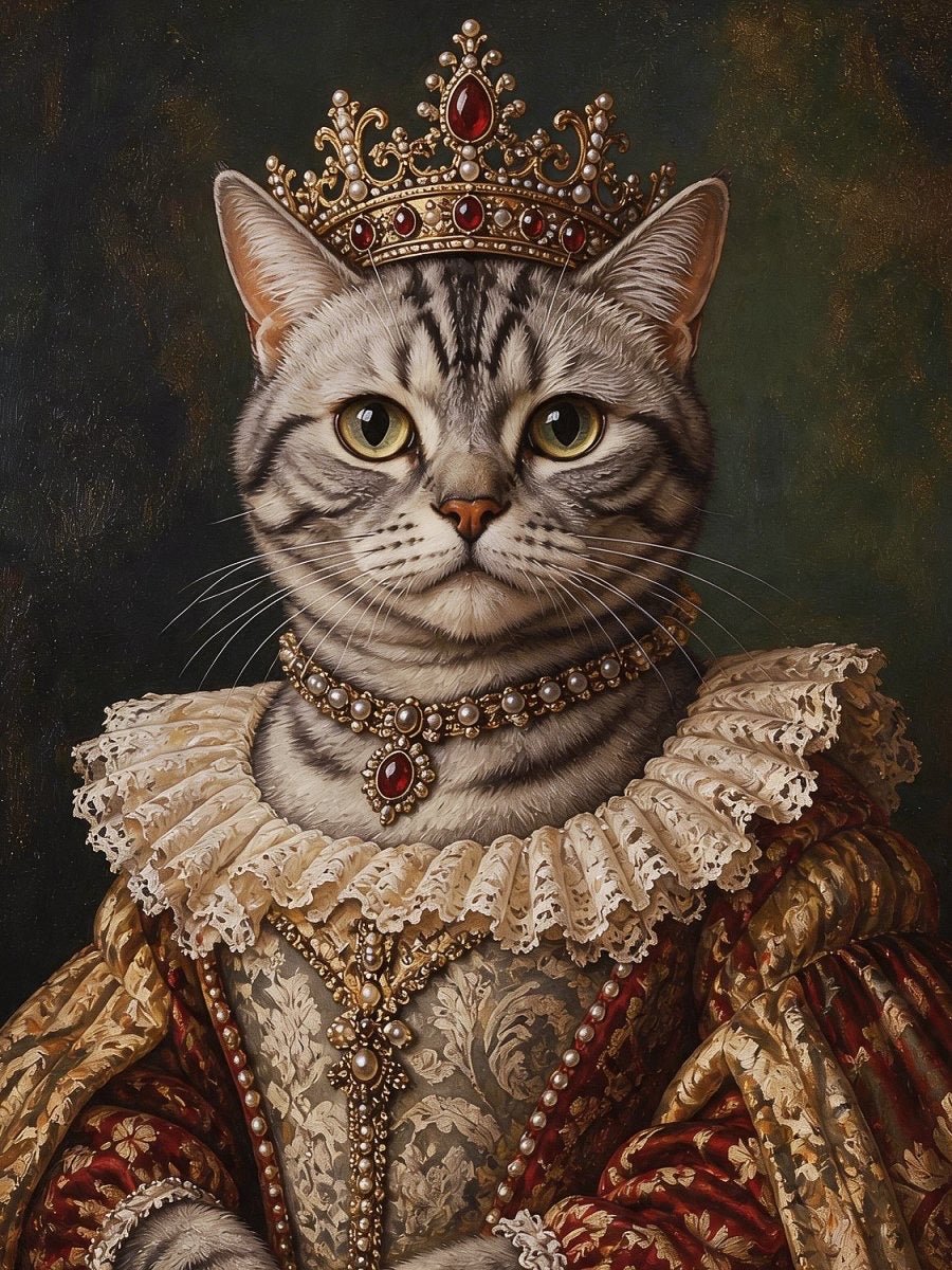 Royal Majesty - King/Queen Pet Portrait - PetLouvre