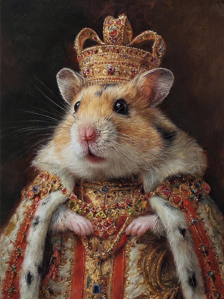 Royal Majesty - King/Queen Pet Portrait - PetLouvre
