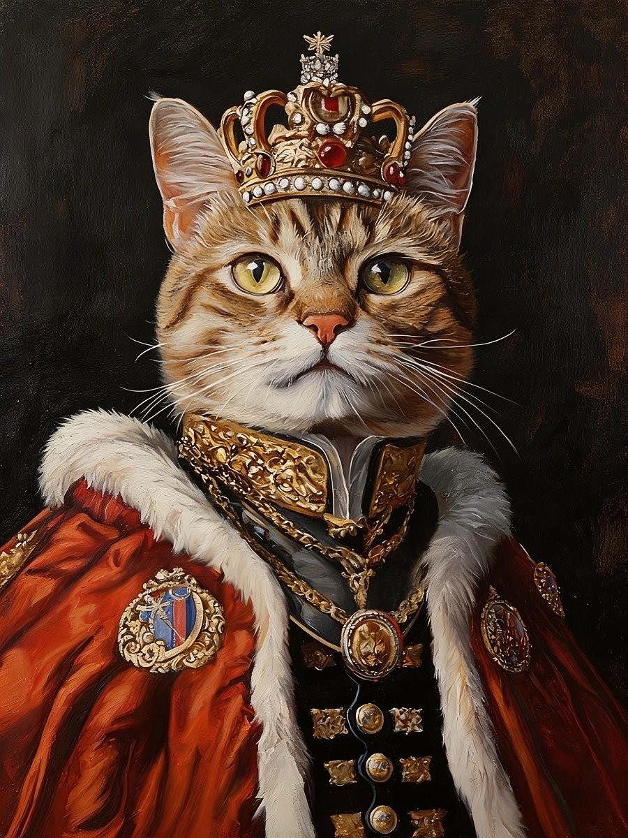 Royal Majesty - King/Queen Pet Portrait - PetLouvre