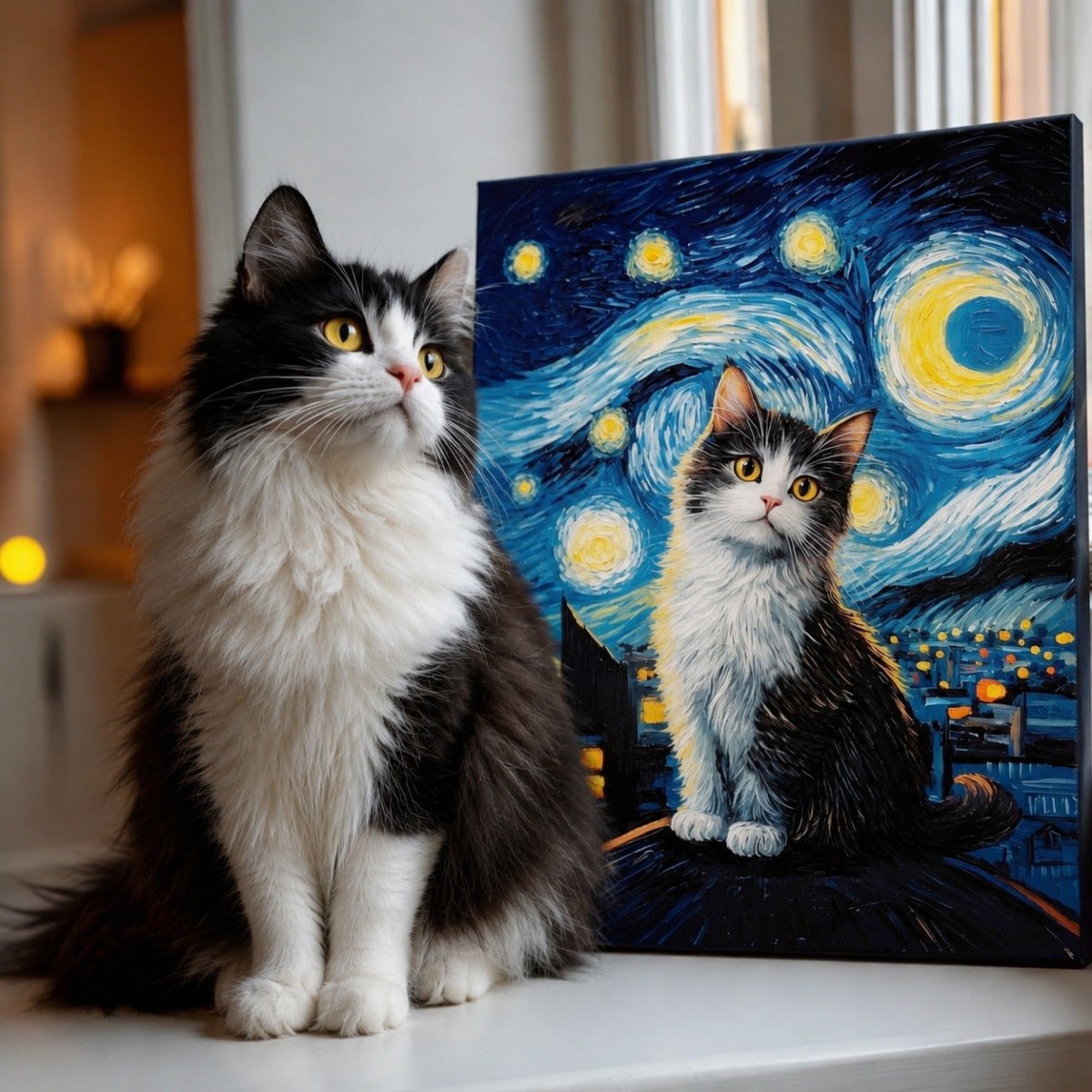 Starry Night – Starry Night Pet Portrait - PetLouvre