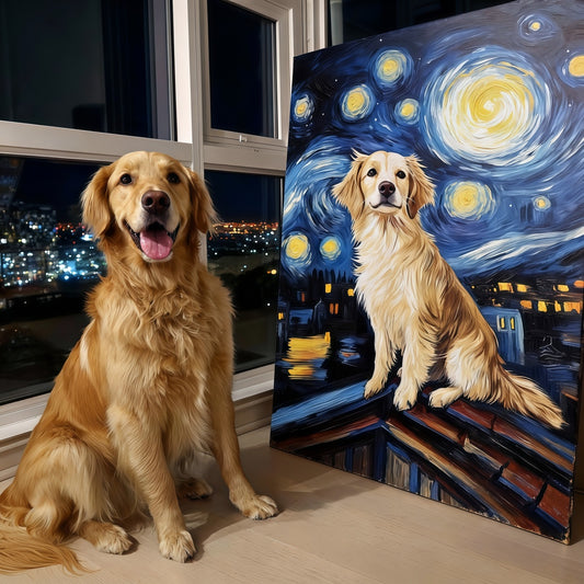 Starry Night - Custom Pet Portrait