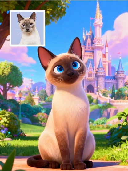 Storybook Magic - Custom Pet Portrait - PetLouvre
