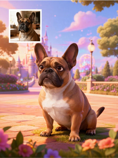 Storybook Magic - Custom Pet Portrait - PetLouvre