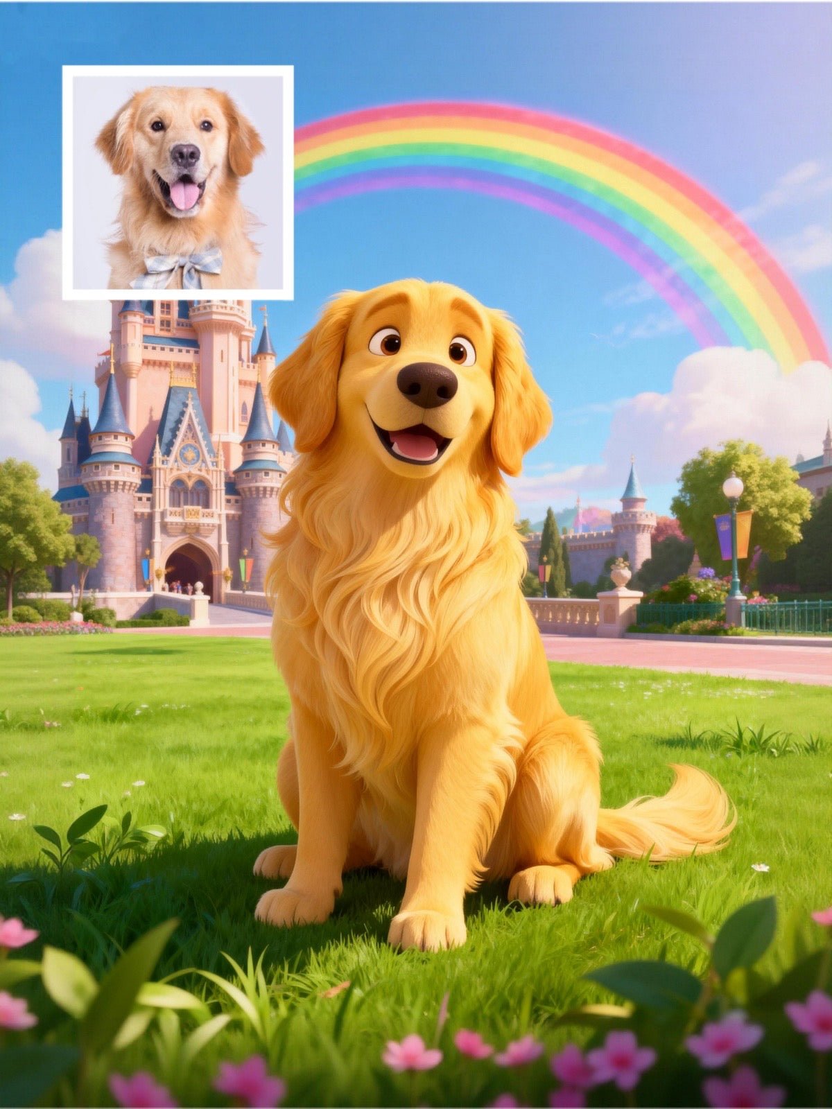 Storybook Magic - Custom Pet Portrait - PetLouvre