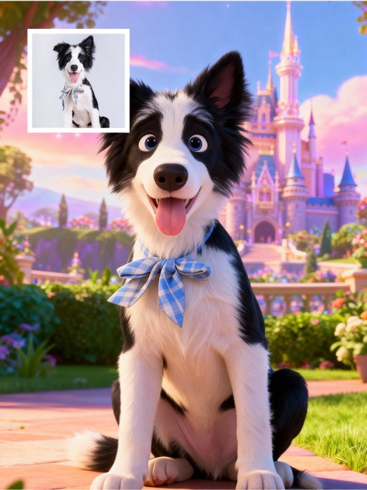 Storybook Magic - Custom Pet Portrait - PetLouvre