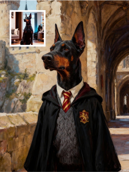 The Wizard - Custom Pet Portrait - PetLouvre