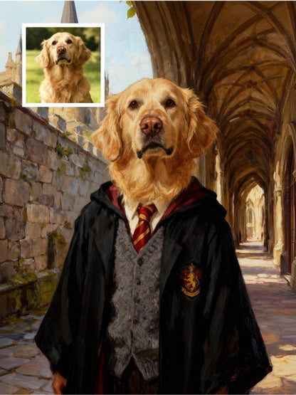 The Wizard - Custom Pet Portrait - PetLouvre