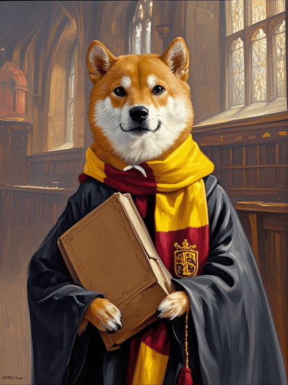 The Wizard - Custom Pet Portrait - PetLouvre