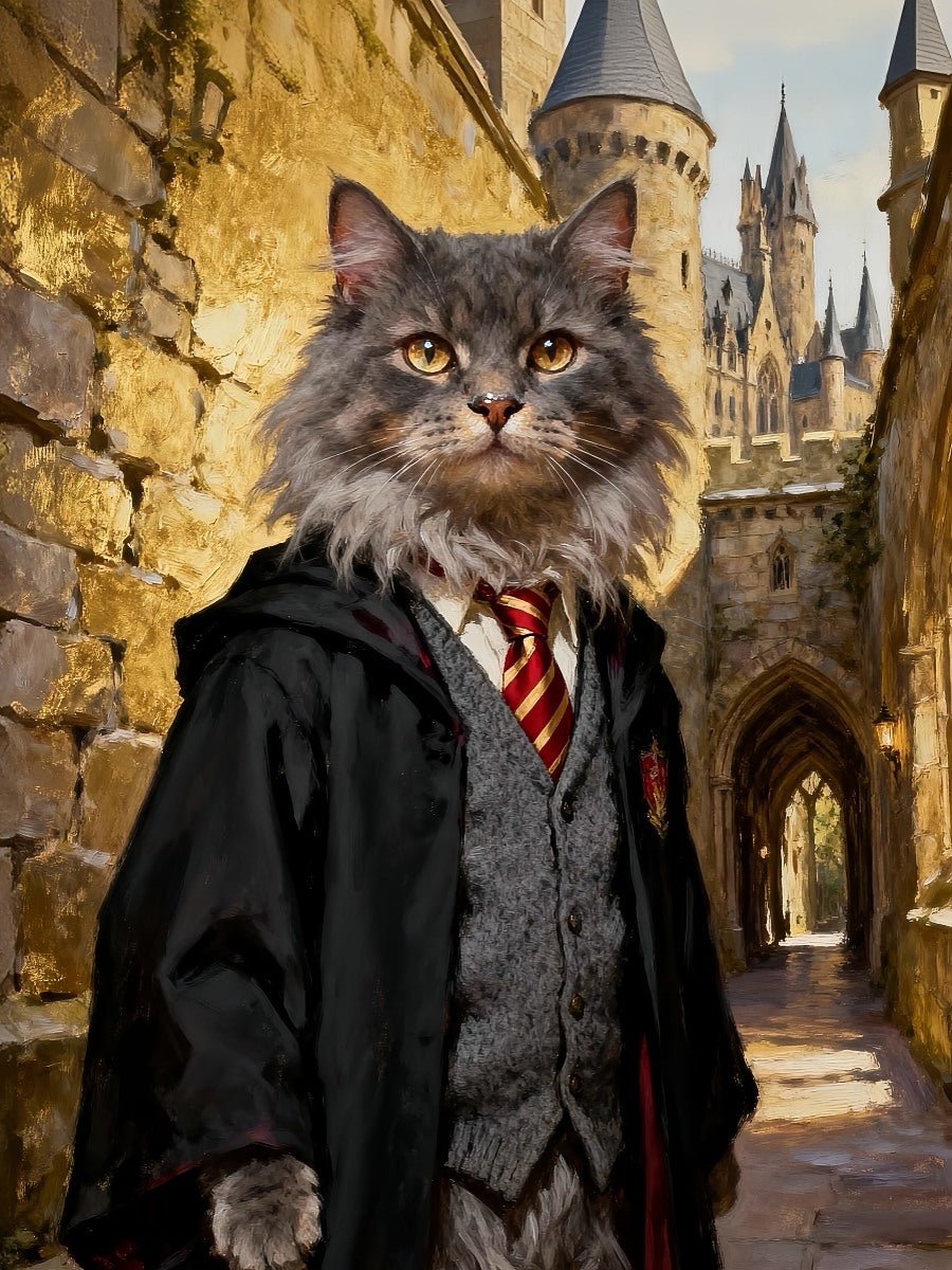 magical custom pet portrait fantasy art