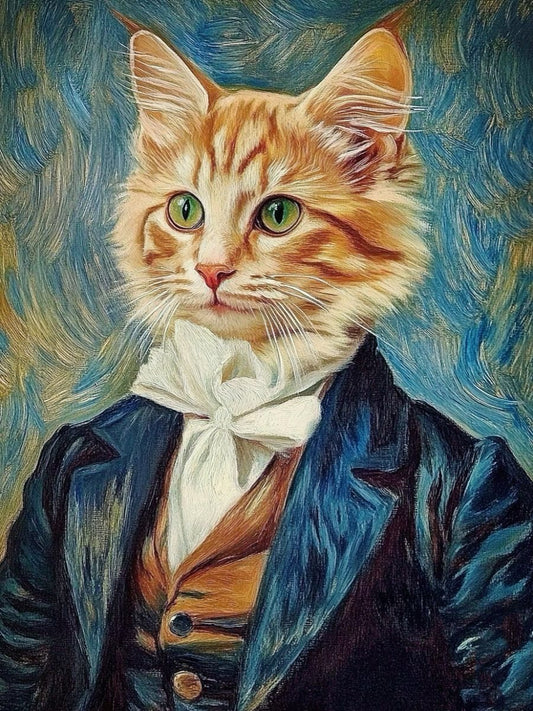 Van Growl – Van Gogh Style Pet Portrait