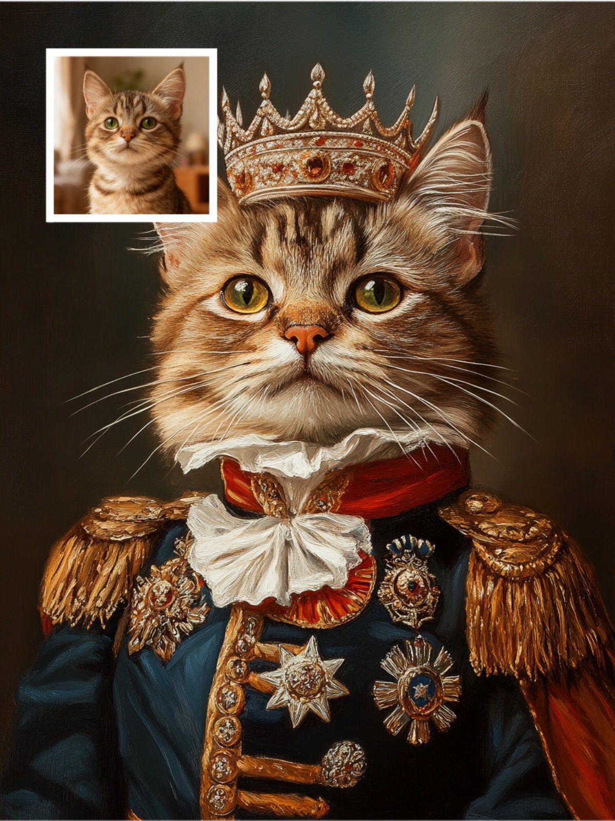 Young Crown - Custom Pet Portrait - PetLouvre