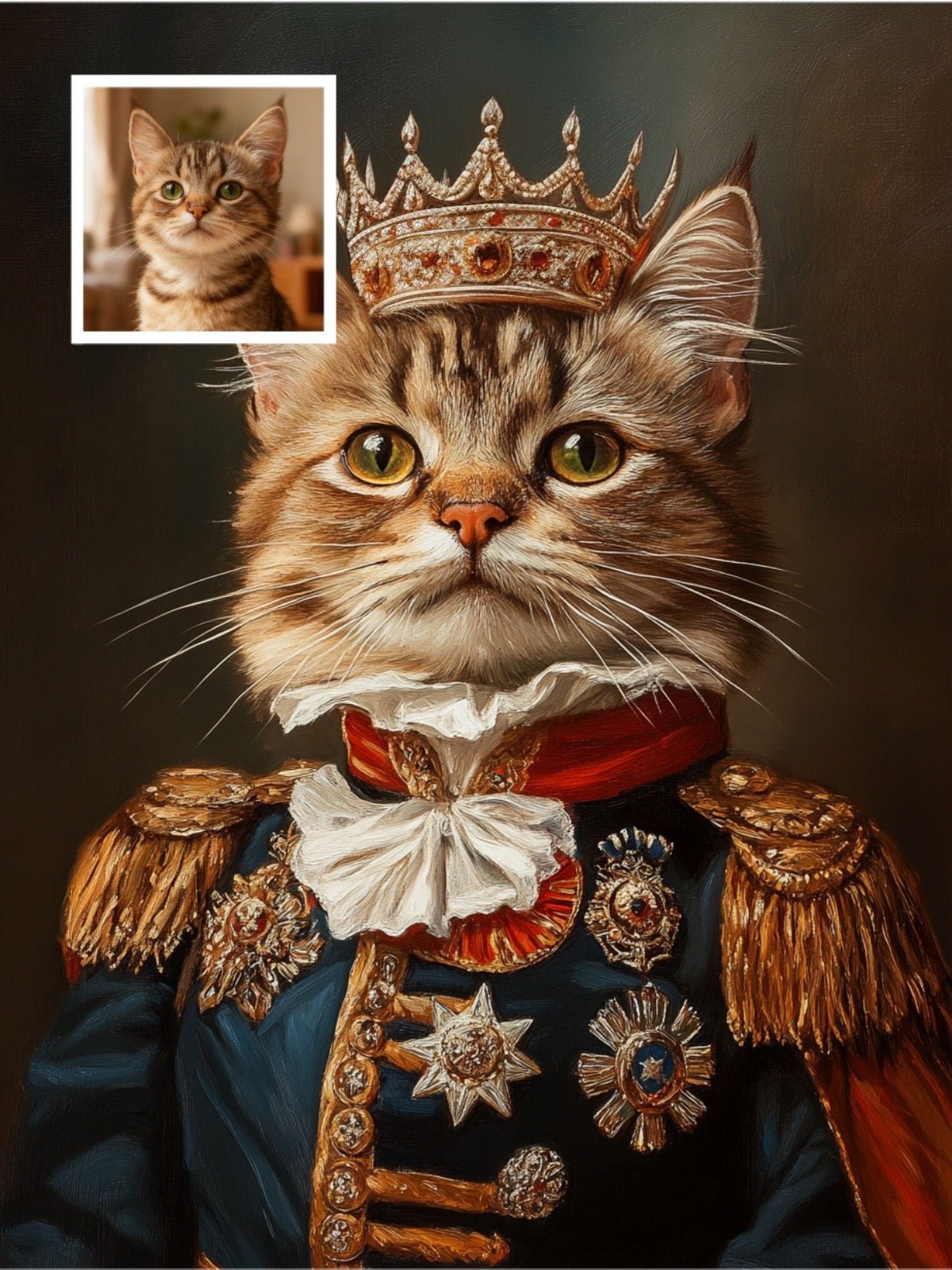 Young Crown - Custom Pet Portrait - PetLouvre
