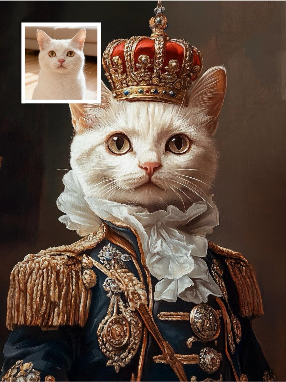 Young Crown - Custom Pet Portrait - PetLouvre