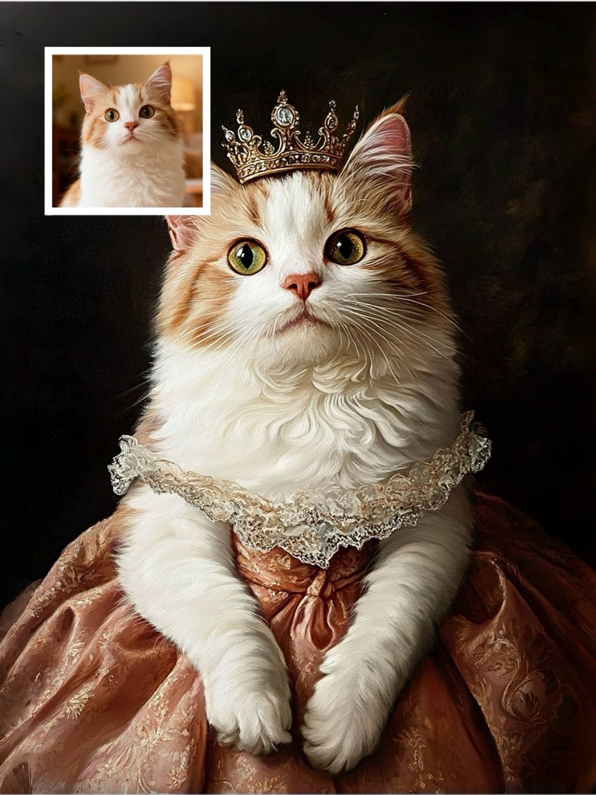 Young Crown - Custom Pet Portrait - PetLouvre